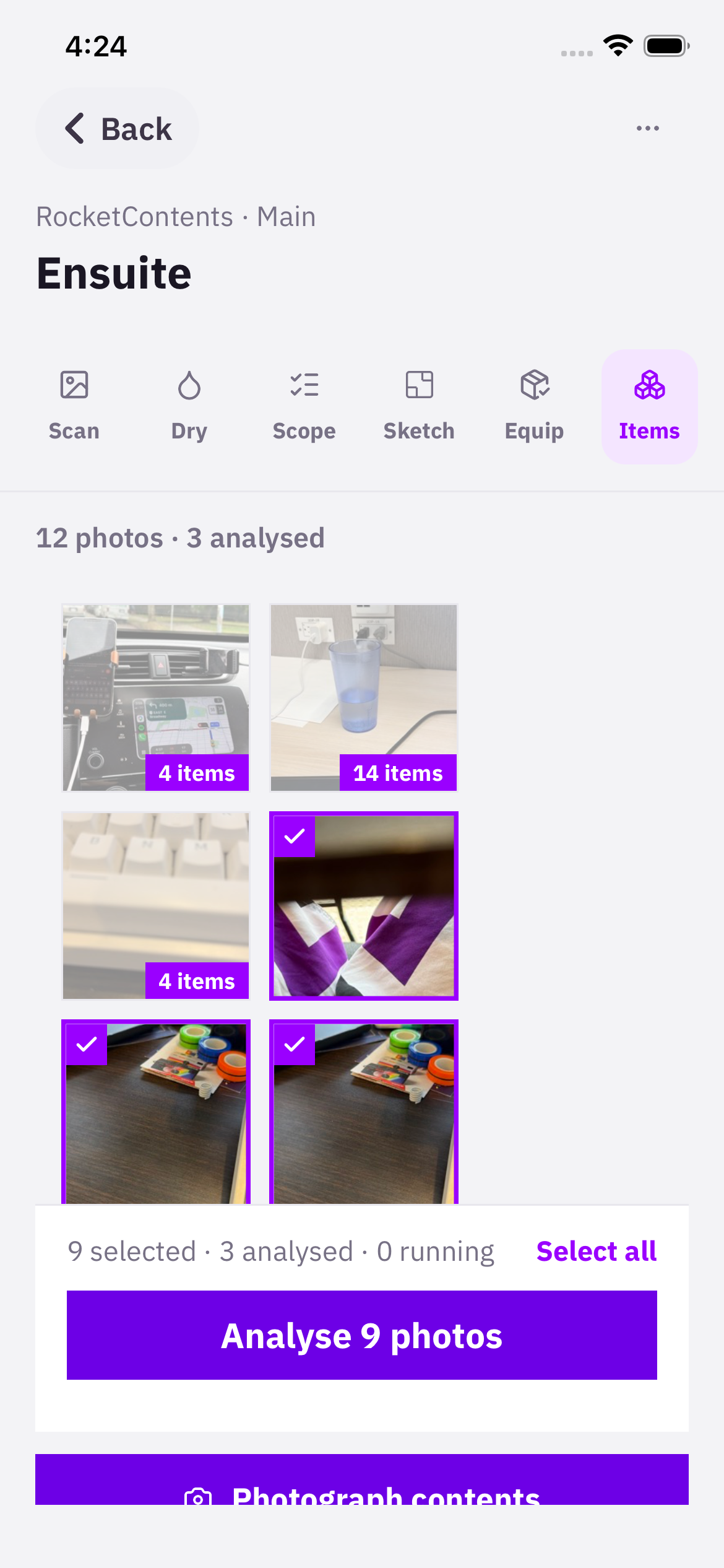 Contents photograph gallery